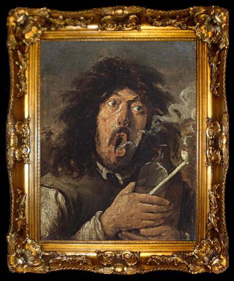 framed  Joos van craesbeck The Smoker, ta009-2